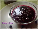 Blueberry syrup for pancake