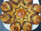 Braided Nutella Star Bread