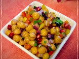 Chickpeas Cranberry Pomegranate Salad