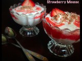 Eggless Strawberry Mousse