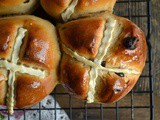 Chocolate Chip Hot Cross Buns