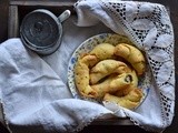 Orange Dough with Olive Paste Rolls