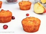 Cranberry Apple Muffins (vegan)