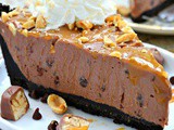 No bake nutella snickers pie recipe