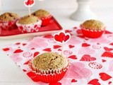 Pomegranate chia seed muffins