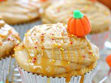 Pumpkin cupcakes with caramel frosting recipe