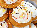 Soft pumpkin cookies with mascarpone frosting recipe