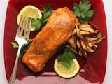 Baked Salmon with Miso Glaze