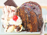 Banana Chocolate Chip Bundt Cake for #BundtBakers