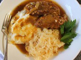 Braised Pork with Dunkel Bier Gravy