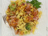 Broccoli Ham and Swiss Casserole