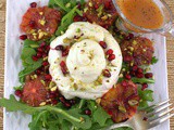 Burrata Salad with Blood Orange, Pistachio and Pomegranate