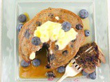 Buttermilk Blueberry Buckwheat Pancakes #BlueberryWeek