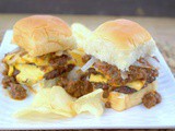 California Chili Cheeseburger Sliders #FantasticalFoodFight