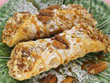 Caramel Pecan Cannoli #SpringSweetsWeek