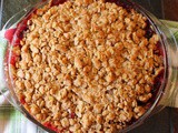 Cherry Rhubarb Crisp