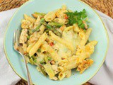 Chicken and Asparagus Pasta Bake #BakingBloggers