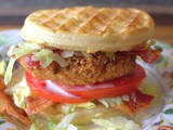 Chicken and Waffle Club Sandwich