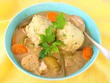 Chicken Stew with Parsley Dumplings #SoupSwappers