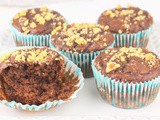 Chocolate Avocado Walnut Muffins #MuffinMonday