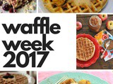 Cinnamon Horchata Waffles with Apple Topping for #WaffleWeek