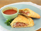 Classic Ham and Ricotta Calzone #BakingBloggers