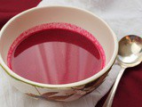 Cranberry Borscht #CranberryWeek