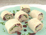 Cranberry Jalapeno Turkey Roll-Ups #CranberryWeek