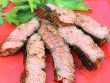 Espresso Rubbed Grilled Steak