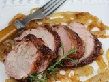 Fig Glazed Bacon-Wrapped Grilled Pork Tenderloin