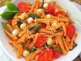 Fresh Tomato Pasta Caprese