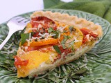 Fresh Tomato Ricotta Pie