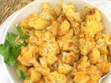 Garlic Parmesan Roasted Cauliflower