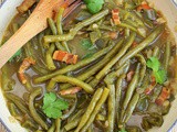 Green Beans with Poblano Peppers