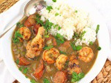 Grilled Cajun Style Gumbo #FishFridayFoodies