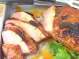 Grilled Carver Ham with Apple-Bourbon Glaze