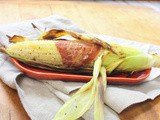 Grilled Prosciutto Corn for #Sunday Supper