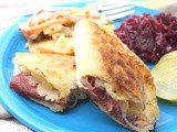 Grilled Reuben Quesadillas #src