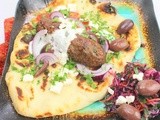 Ground Lamb Shish Kebabs on Pita