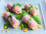 Ham Pinwheels with Potato and Cheese