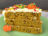 Harvest Pumpkin Layer Cake #PumpkinWeek