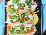 Healthy Fish Tacos with Cilantro-Lime Crema #src