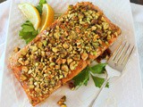 Honey Pistachio Roasted Salmon