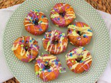Lemon Blueberry Baked Donuts #SpringSweetsWeek