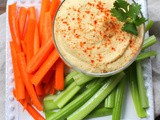 Lighter Garlic Hummus