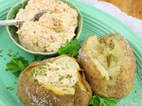 Loaded Salt Crusted Jacket Potatoes