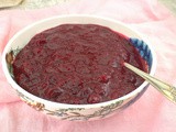 Low Sugar Blood Orange Cranberry Sauce #CranberryWeek