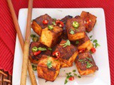 Mala Baked Tofu Bites for #SundaySupper