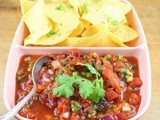 Mexican Restaurant Table Salsa
