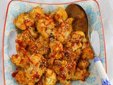 Moroccan Roasted Cauliflower with Sesame